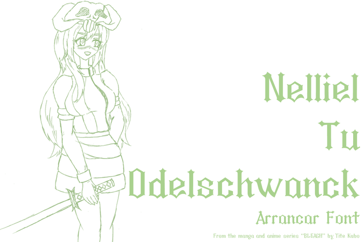 Arrancar字体 1