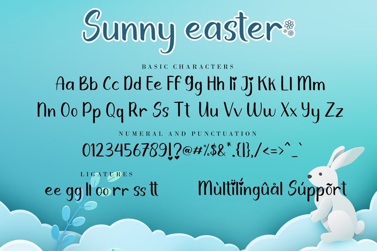 Sunny Easter字体 3