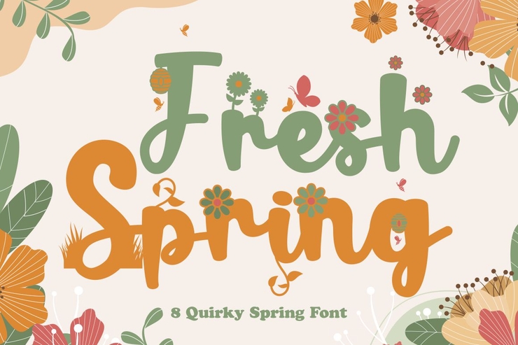 Fresh Spring字体 1