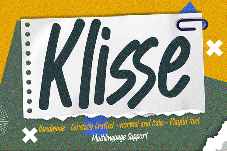 Klisse字体 1