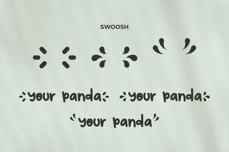 Your Panda字体 7