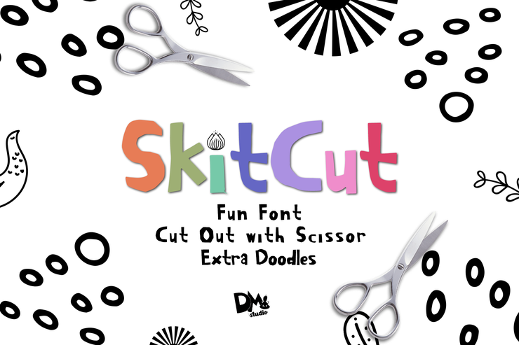 Skitcut字体 1