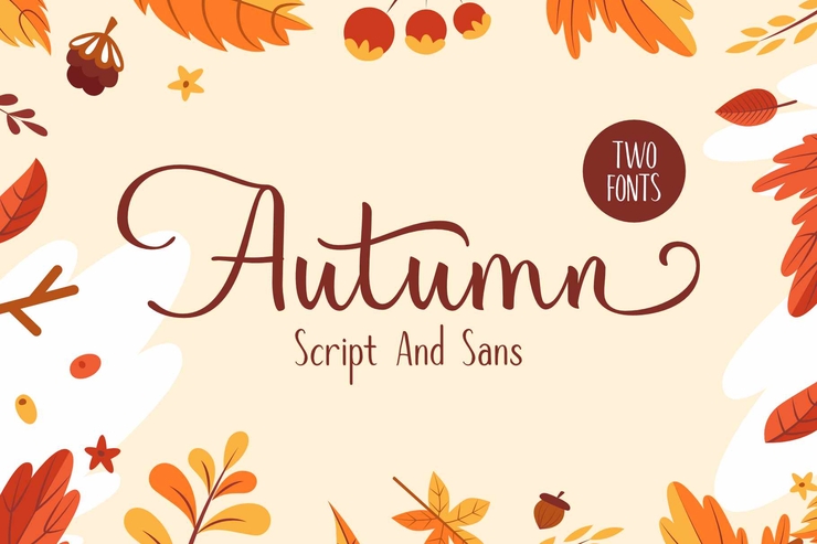 Autumn Mood Script字体 4