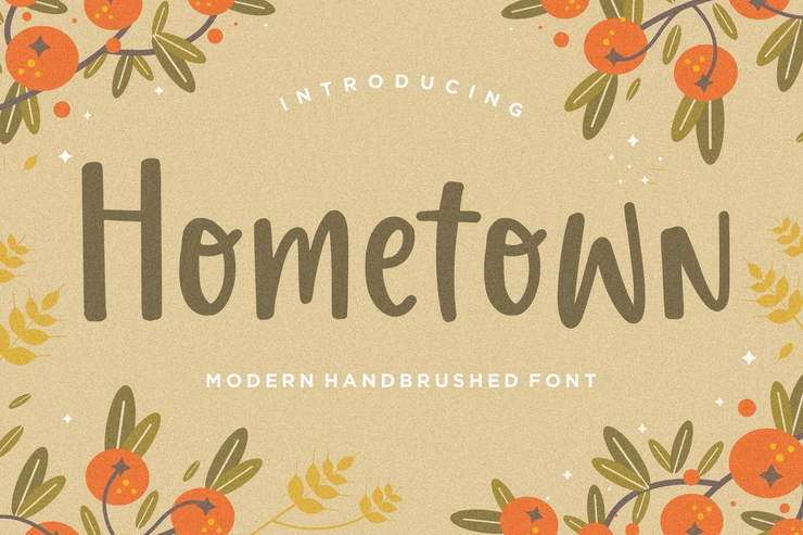 Hometown字体 1