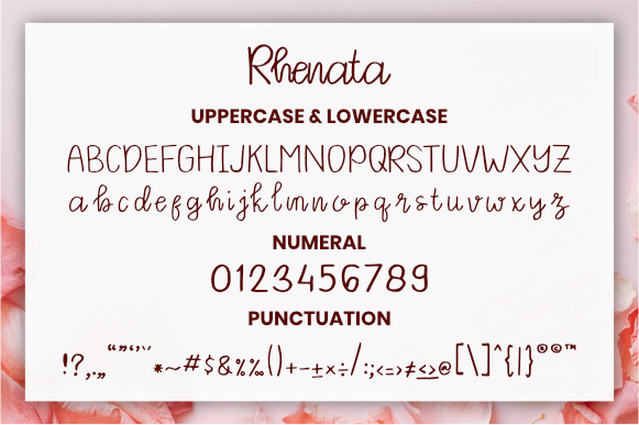 Rhenata字体 2
