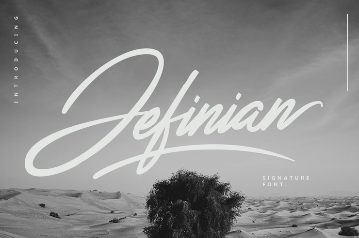Jefinian Script字体 1