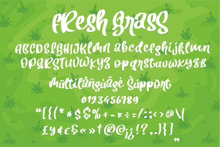 Fresh Grass字体 3