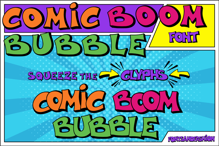 Comic Boom Bubble字体 3