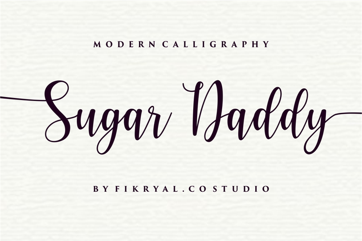 Sugar Daddy字体 1