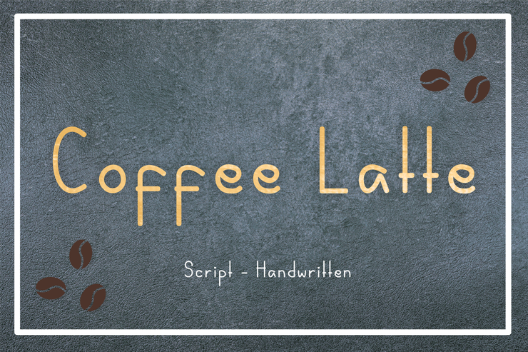 Coffee Latte字体 1