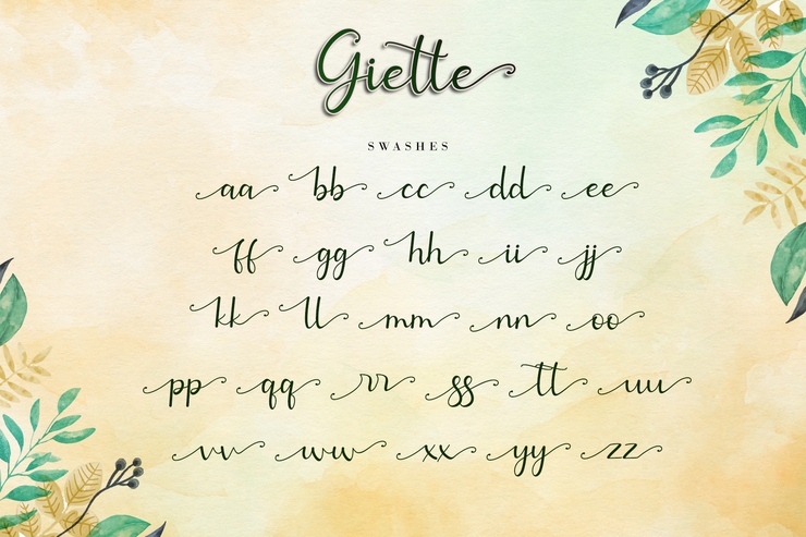 Giette字体 7