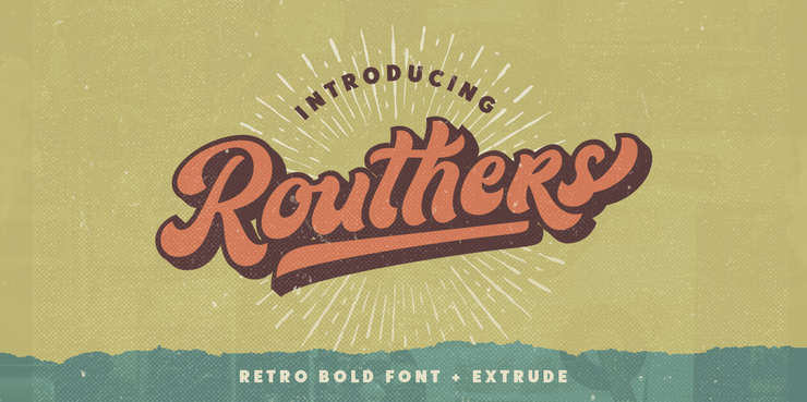Routhers字体 1