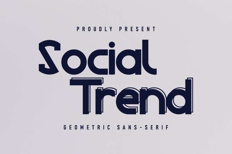 Social Trend字体 1
