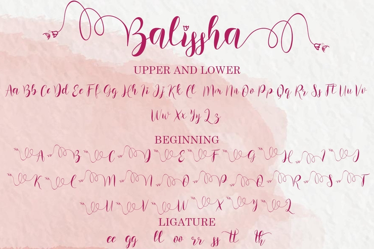 Balissha字体 2