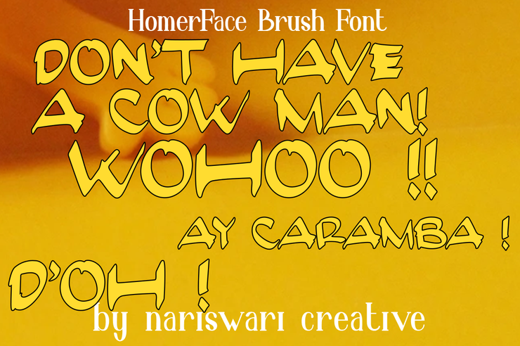 Homer Face字体 2