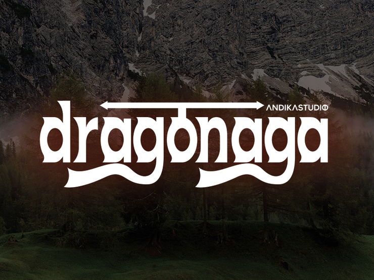 Draganaga字体 1