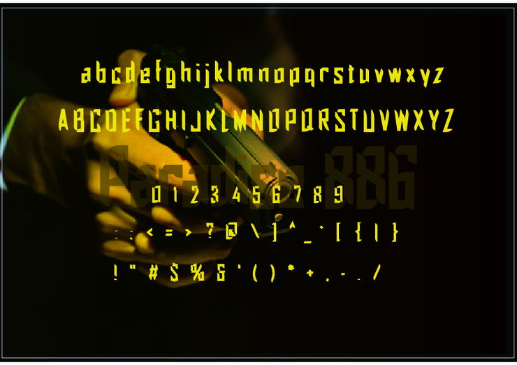 Paradise 886字体 2