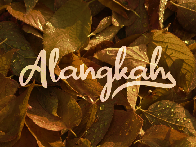 a Alangkah字体 1