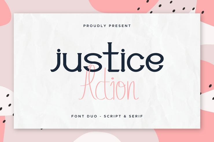 Justice Action Serif字体 1