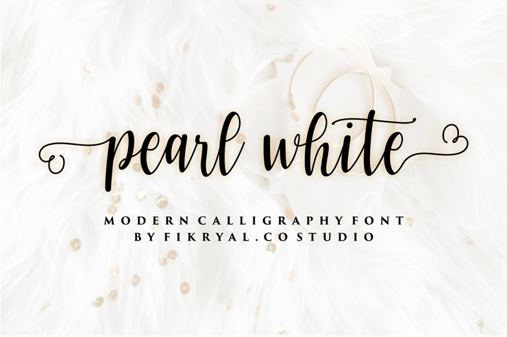 pearl white字体 1