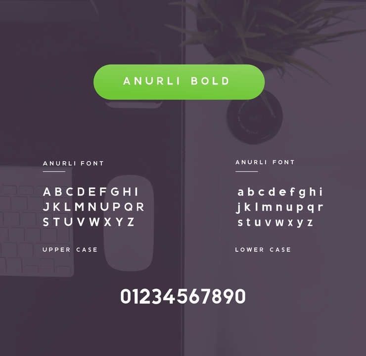 ANURLI BOLD字体 1