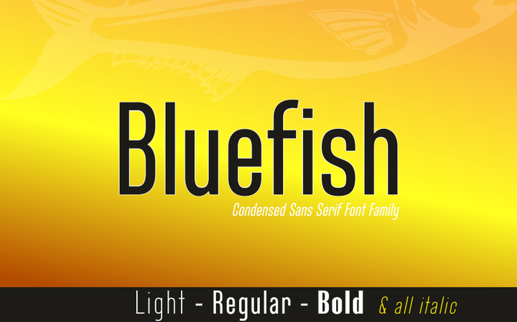 Bluefish Demo字体 1
