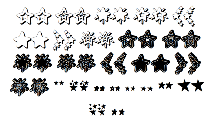 MF Star Dings 2字体 1