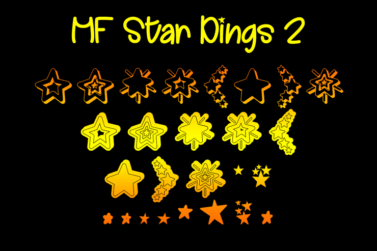 MF Star Dings 2字体 2