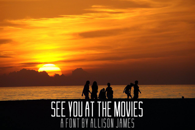 See You At The Movies字体 1
