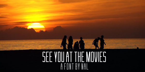 See You At The Movies字体 2