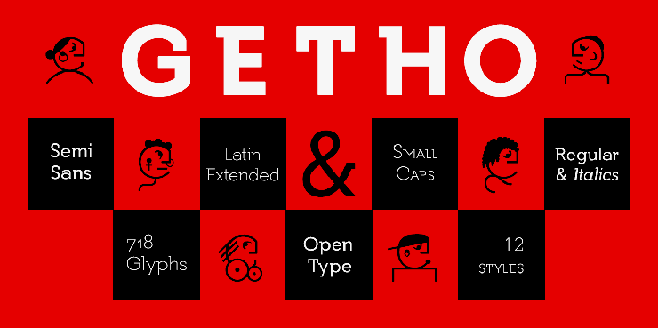 Getho字体 7