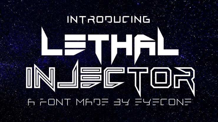 Lethal Injector Bold字体 7