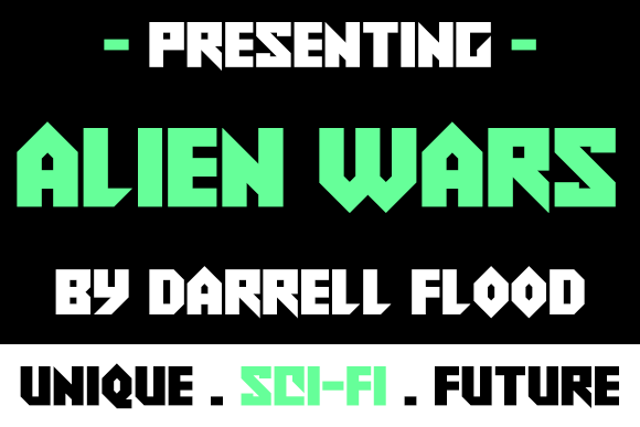 Alien Wars字体 1