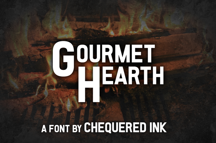 Gourmet Hearth字体 1