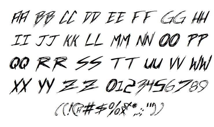 Incubus字体 1