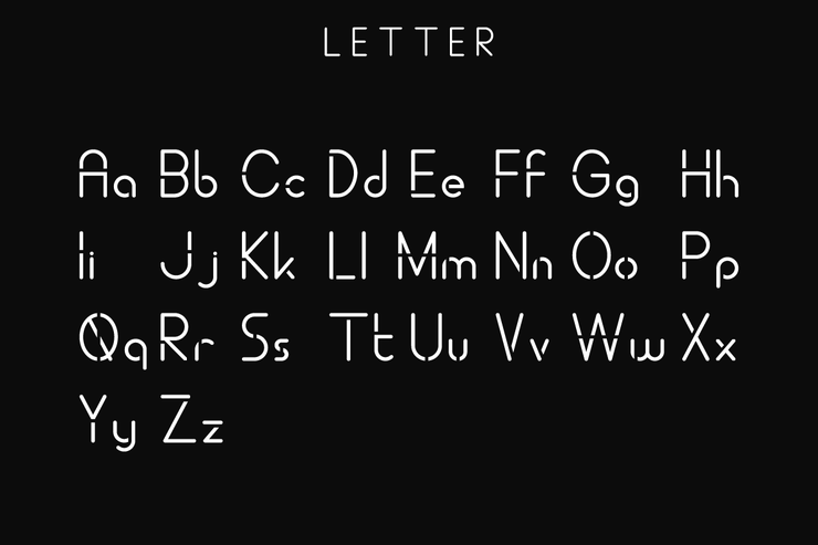 ALDORA字体 9