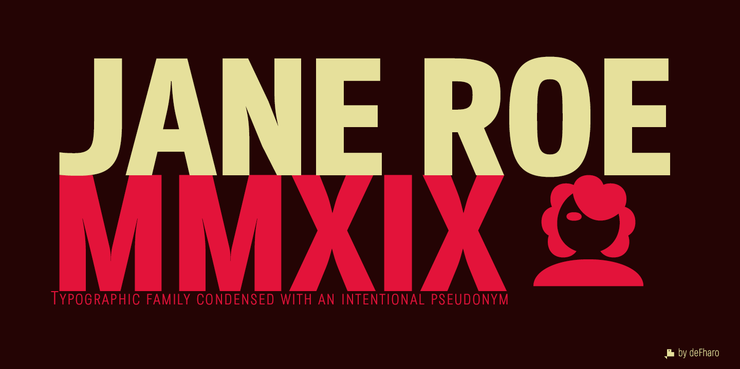Jane Roe字体 5