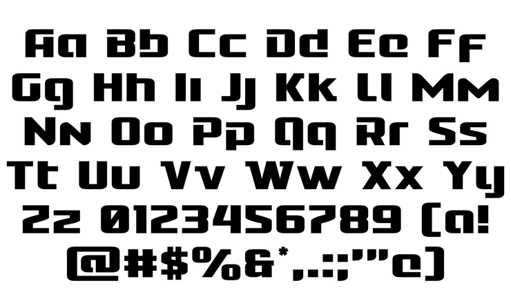 Cobalt Alien字体 4