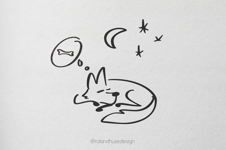 The Laughing Wolf.字体 6