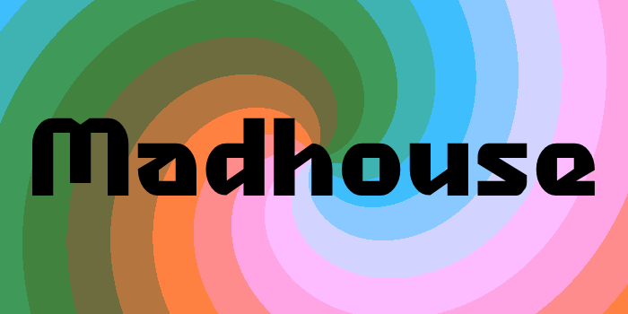 Madhouse字体 2