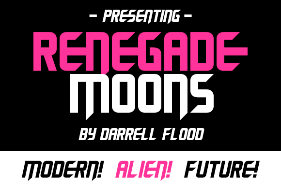 Renegade Moons字体 1