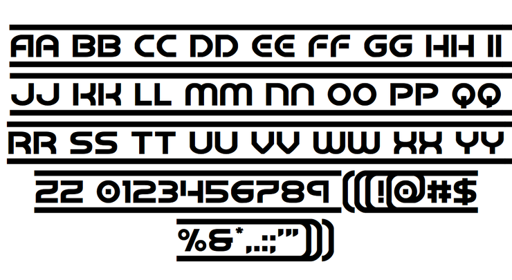 Barcade字体 1