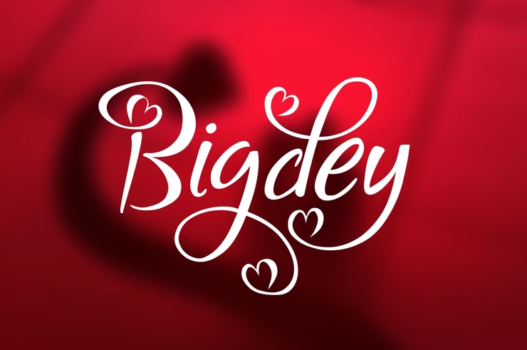 Bigdey字体 3