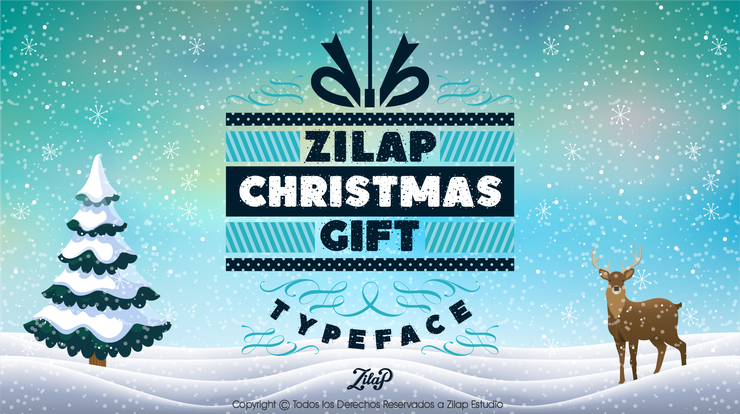 Zilap Christmas Gift字体 2