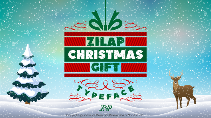 Zilap Christmas Gift字体 3