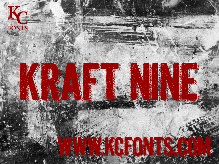 Kraft Nine字体 1