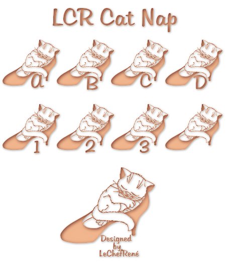 LCR Cat Nap字体 1