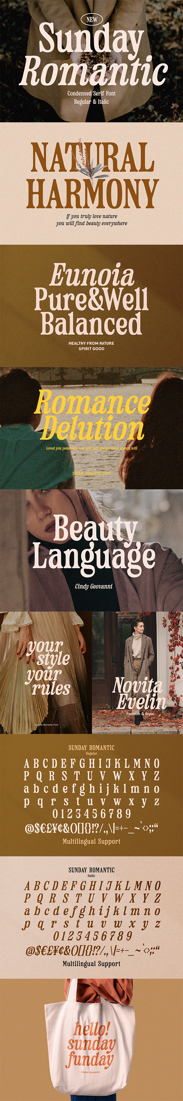 Sunday Romantic字体 2