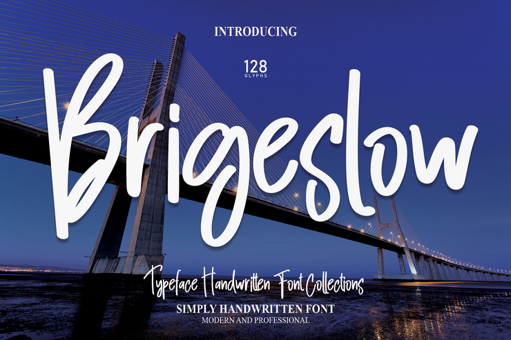 Brigeslow字体 1
