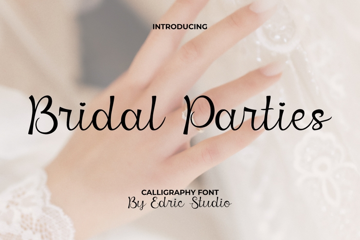Bridal Parties字体 6
